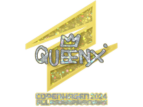 Glitter Sticker - Queenix (Glitter) | Copenhagen 2024