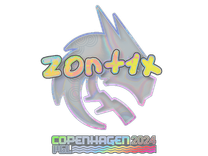 Holo Sticker - zont1x (Holo) | Copenhagen 2024