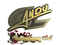 Gold Sticker - aNdu (Gold) | Shanghai 2024