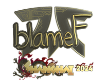 Gold Sticker - blameF (Gold) | Shanghai 2024