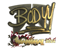 Gold Sticker - bodyy (Gold) | Shanghai 2024