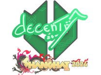 Sticker - decenty | Shanghai 2024
