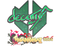 Glitter Sticker - decenty (Glitter) | Shanghai 2024