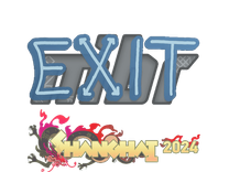 Sticker - exit | Shanghai 2024