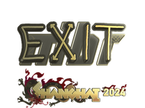 Gold Sticker - exit (Gold) | Shanghai 2024