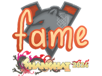 Sticker - fame | Shanghai 2024