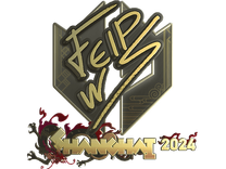 Gold Sticker - felps (Gold) | Shanghai 2024