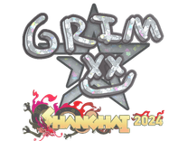 Glitter Sticker - Grim (Glitter) | Shanghai 2024