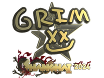 Gold Sticker - Grim (Gold) | Shanghai 2024