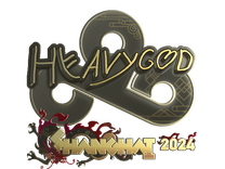 Gold Sticker - Heavygod (Gold) | Shanghai 2024