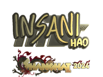 Gold Sticker - insani (Gold) | Shanghai 2024