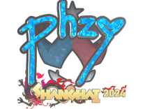 Glitter Sticker - phzy (Glitter) | Shanghai 2024