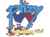 Holo Sticker - phzy (Holo) | Shanghai 2024