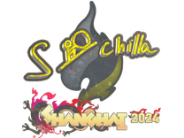 Glitter Sticker - s-chilla (Glitter) | Shanghai 2024