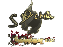 Gold Sticker - s-chilla (Gold) | Shanghai 2024