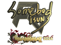 Gold Sticker - somebody (Gold) | Shanghai 2024