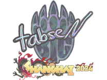 Holo Sticker - tabseN (Holo) | Shanghai 2024