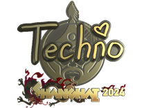 Gold Sticker - Techno4K (Gold) | Shanghai 2024