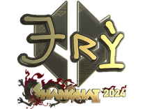 Gold Sticker - TRY (Gold) | Shanghai 2024