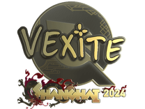 Gold Sticker - vexite (Gold) | Shanghai 2024