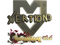 Gold Sticker - xertioN (Gold) | Shanghai 2024