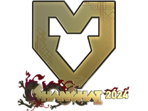 Gold Sticker - MOUZ (Gold) | Shanghai 2024