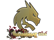 Gold Sticker - Team Spirit (Gold) | Shanghai 2024