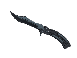 Butterfly Knife | Blue Steel