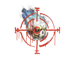 Sealed Graffiti | Skull n' Crosshairs