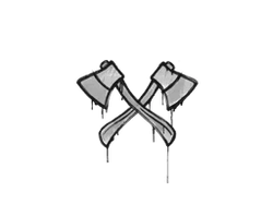 Sealed Graffiti | X-Axes (Shark White)