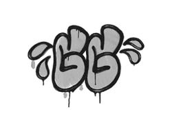 Sealed Graffiti | GGWP (Shark White)