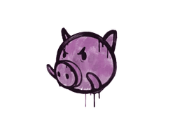 Sealed Graffiti | Piggles (Bazooka Pink)