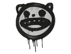Sealed Graffiti | Happy Cat (Shark White)