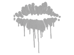 Sealed Graffiti | Kiss (Shark White)