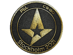 Patch | Astralis (Gold) | Stockholm 2021