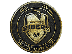 Patch | Movistar Riders (Gold) | Stockholm 2021
