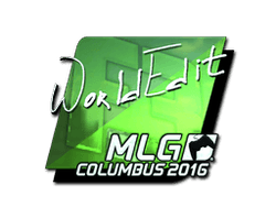 Sticker | WorldEdit (Foil) | MLG Columbus 2016
