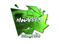 Sticker | markeloff (Foil) | Cologne 2016