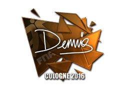 Sticker | dennis (Foil) | Cologne 2016