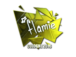 Sticker | flamie (Foil) | Cologne 2016