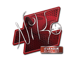 Sticker | NiKo | Atlanta 2017