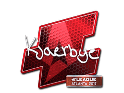 Sticker | Kjaerbye (Foil) | Atlanta 2017