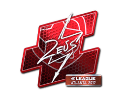 Sticker | Zeus (Foil) | Atlanta 2017