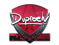 Sticker | dupreeh (Foil) | Krakow 2017