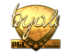 Sticker | byali (Gold) | Krakow 2017