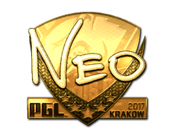 Sticker | NEO (Gold) | Krakow 2017