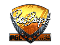 Sticker | pashaBiceps (Foil) | Krakow 2017