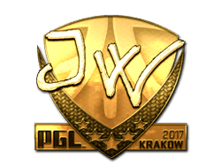Sticker | JW (Gold) | Krakow 2017
