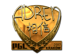 Sticker | AdreN (Gold) | Krakow 2017