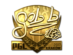 Sticker | gob b (Gold) | Krakow 2017